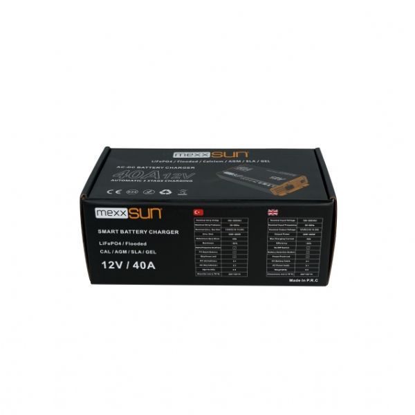 MEXXSUN 12V 40A AC-DC Akü Şarj Cihazı | Akü Şarj Adaptörleri | Akü