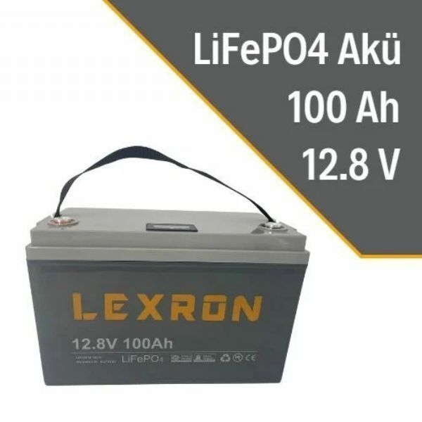 Lexron 12,8V 100 Amper LiFePO4 Lityum AkÃ¼ | LXRN100LÄ°TYUM |  | Lexron | Lityum AkÃ¼ | 
