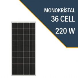 Lexron 220 Watt Monokristal Güneş Paneli