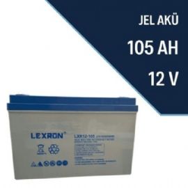 Lexron 12 Volt 105 Amper Deep Cycle Jel  AkÃ¼ 