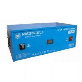 Megacell 51.2V 100 Ah Smart LifePO4 Lityum Demir Fosfat AkÃ¼ (HaberleÅmeli)