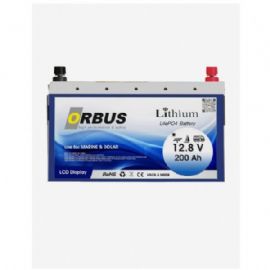 Orbus 12.8 Volt 200 Amper LifePo4 Lityum Akü